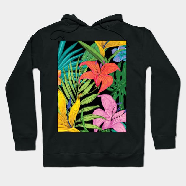 Tropical Fan Hoodie by puzzleteez